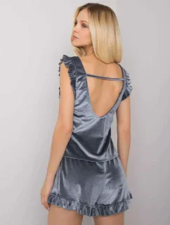 Pyžamo RV PI 7395.40 tmavo šedá