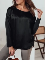 SILKINEA dámska blúzka oversize s príveskom čierna FashionStreet RY2668 SILKINEA dámska blúzka oversize s príveskom čierna FashionStreet RY2668