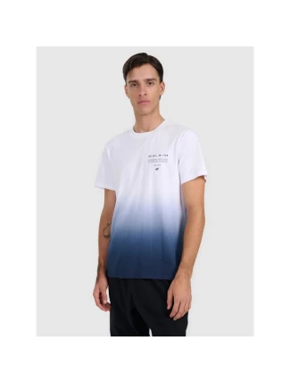 Pánske tričko s potlačou 4F 4FRAW25TTSHM3226-31S