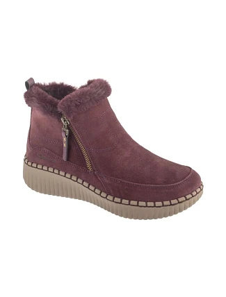 Skechers Wilshire Blvd – Fresh Zip 168108-WINE bordová 36