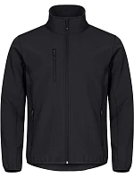 Clique Classic Softshell Jkt M Pánska 3-vrstvová softshellová bunda 67.0910 čierna Clique Classic Softshell Jkt M Pánska 3-vrstvová softshellová bunda 67.0910 čierna