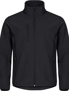 Clique Classic Softshell Jkt M Pánska 3-vrstvová softshellová bunda 67.0910 čierna