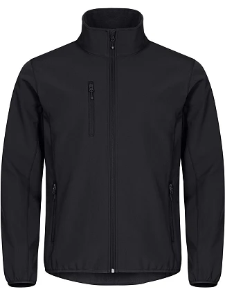 Clique Classic Softshell Jkt M Pánska 3-vrstvová softshellová bunda 67.0910 čierna Clique Classic Softshell Jkt M Pánska 3-vrstvová softshellová bunda 67.0910 čierna