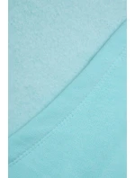 Šaty s kapucňou a bočným rázporkom mint