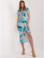 Šaty DHJ SK 17302K 1.69 svetlomodrá