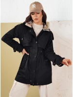 Dámska prechodná bunda MOZA black FashionStreet TY4285