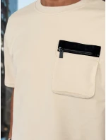 Pánska khaki tepláková súprava FashionStreet AX0809