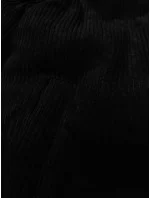 Dámska manšestrová bunda J Style Black (5M3230-392)