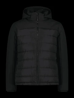 CMP pánska zimná bunda s kapucňou športová zateplená čierna (34K0147/U901) pánska