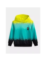 Chlapčenská bavlnená mikina s kapucňou 4F 4FJWSS25TSWSM2339-90A