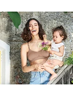 Bezšvová tvarovaná dojčiaca podprsenka 5096 v odtieni dusty rose – Anita Maternity