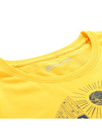 Dámske tričko z organickej bavlny ALPINE PRO ECCA spectra yellow pb