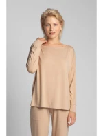 Viskózový vrchný diel setu LA029 cappuccino - Lalupa