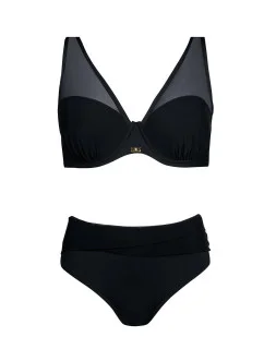 Dámske dvojdielne plavky Fashion 38 S730V38 Black - Self
