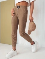 Dámske tepláky DERCY camel FashionStreet UY2045