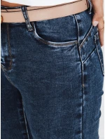 Dámske push up džínsy tmavomodré FashionStreet UY2785 Dámske push up džínsy tmavomodré FashionStreet UY2785