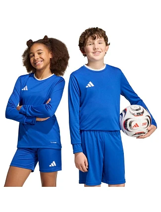 Adidas Entrada 26 Detské tričko s dlhým rukávom Blue KF5886 Adidas Entrada 26 Detské tričko s dlhým rukávom Blue KF5886