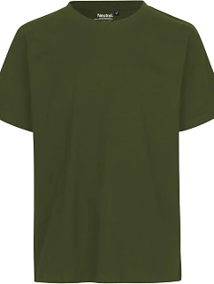 Neutral O 60002 Unisex tričko z bio bavlny 77.6002 vojenská farba