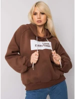 Mikina EM BL 651/2.41X tmavo hnedá