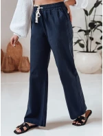 Dámske ležérne široké nohavice BOHO DAY navy blue FashionStreet UY2649 Dámske ležérne široké nohavice BOHO DAY navy blue FashionStreet UY2649