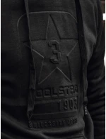 Pánska čierna mikina FashionStreet BX5933 Pánska čierna mikina FashionStreet BX5933