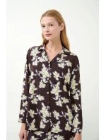 Vamp - Kvetinové pyžamo s gombíkmi 21023 - Vamp