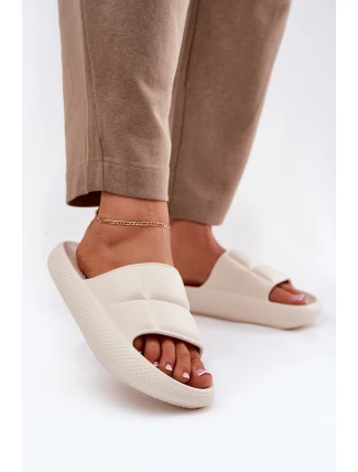 Piankowe Klapki Damskie LEE MAYA SLIDER WOMEN LOW 50251016 Beżowe