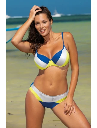 Plavky Gilari M-676 (3) modro-žlté - Marko