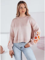 Dámsky sveter LYRA pink FashionStreet MY2215 Dámsky sveter LYRA pink FashionStreet MY2215