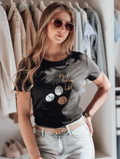Dámske tričko LUMIFIT s pudlom čierne FashionStreet RY2736