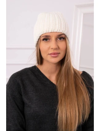 Dámska čiapka Rebeka K345 ecru
