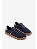 Pánske nízke tenisky Big Star - tmavomodré