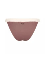 sloggi GO Ribbed R Thong C2P - BROWN - SLOGGI BROWN - SLOGGI
