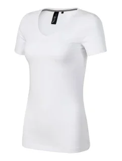 Malfini Action Tričko s výstrihom do V W MLI-70100 white