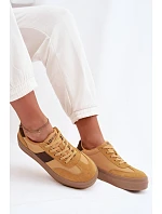 Dámské semišové tenisky Big Star TT274166 Žluté