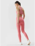 Dámske športové legíny 4F - koralové Dámske športové legíny 4F - koralové