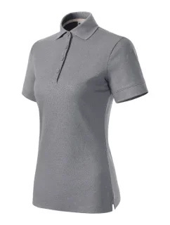 Dámske polo tričko Prime (GOTS) strieborné