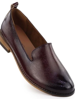 Dámske lakované topánky lord burgundy Potocki 19337