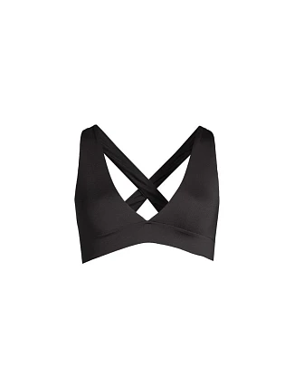 Plavková podprsenka CASALL V-Neck Crossback Bikini Top, čierna Plavková podprsenka CASALL V-Neck Crossback Bikini Top, čierna