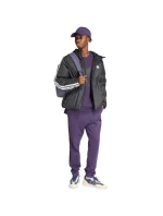 Pánske tričko adidas Essentials 3-Stripes Fleece purple JX0750