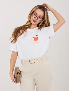 Tričko D12022AJ02645AD biele