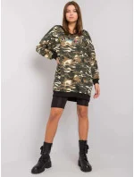 Dámska tunika s vojenským vzorom 7351 - FPrice