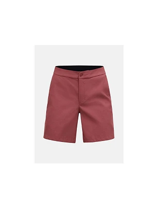 Dámske šortky PEAK PERFORMANCE W Player Shorts, červené Dámske šortky PEAK PERFORMANCE W Player Shorts, červené