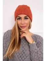 Tenká čiapka Oliwia K252 červená Tenká čiapka Oliwia K252 červená