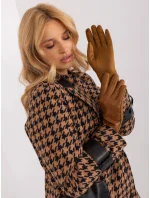 Dámske rukavice AT RK 239801.11 svetlohnedá - Fashion Classic