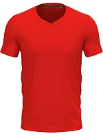 Stedman Stretch-T V-neck Pánske tričko s výstrihom do V 05.9610 šarlátovo červené Stedman Stretch-T V-neck Pánske tričko s výstrihom do V 05.9610 šarlátovo červené