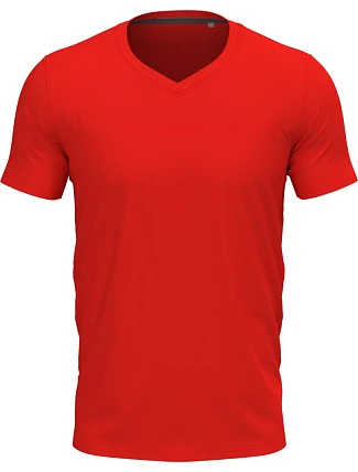 Stedman Stretch-T V-neck Pánske tričko s výstrihom do V 05.9610 šarlátovo červené Stedman Stretch-T V-neck Pánske tričko s výstrihom do V 05.9610 šarlátovo červené
