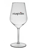 VÍNOPIČKA - priehľadný nerozbitný pohár na víno 470 ml