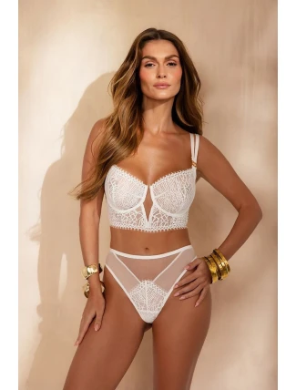 Mäkká podprsenka Kinga SC-1271 Off White