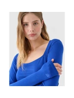 Dámske hladké tričko s dlhým rukávom 4F 4FRSS24TLONF499-36S